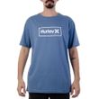 Camiseta Masculina Hurley Box Relevo AZUL-HYTS010926-  -1-